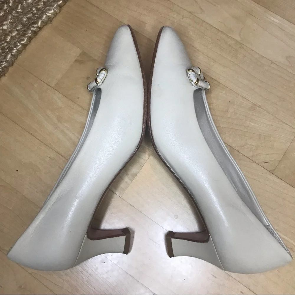 Bally Vintage Leather Fern Pump Nappa Flex 7M - Picture 7 of 10